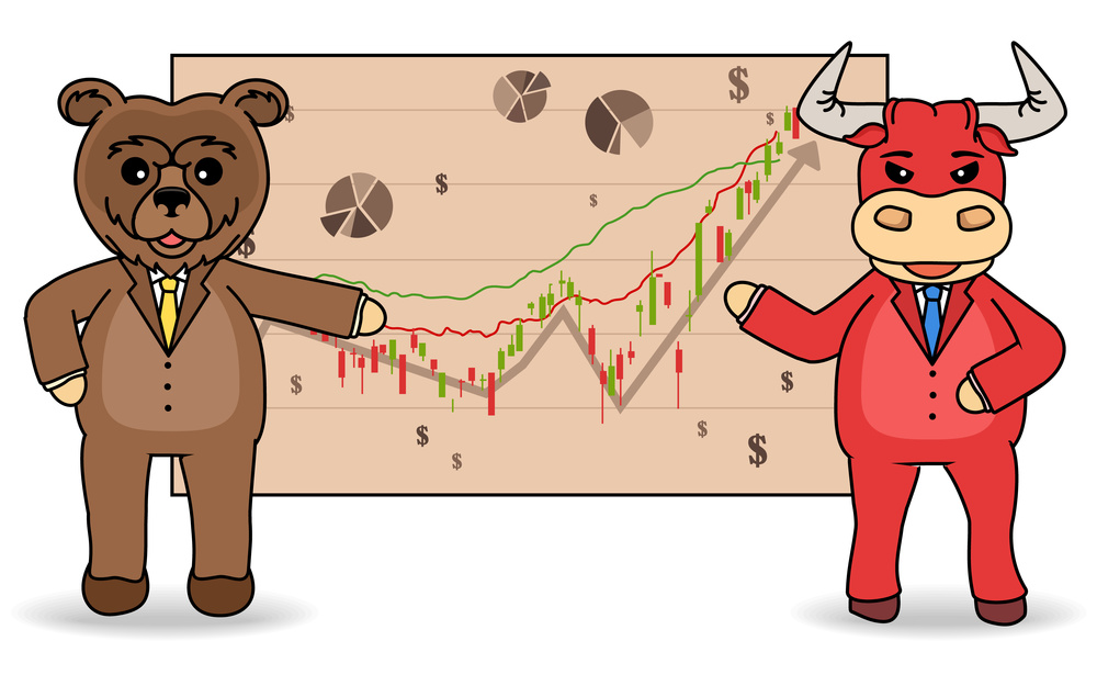 多头空头 金融概念图